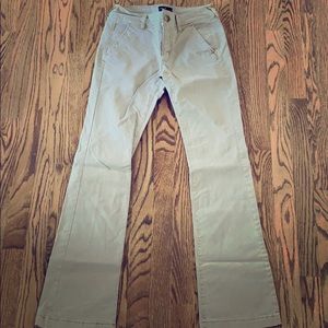 American Eagle Kick Boot Khakis
